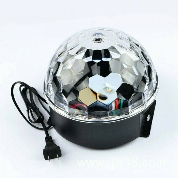 Proiettore Magic Ball Crystal SFERA MULTICOLORE USB SD CARD - immagine 2