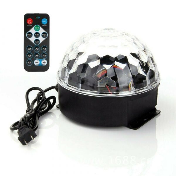 Proiettore Magic Ball Crystal SFERA MULTICOLORE USB SD CARD