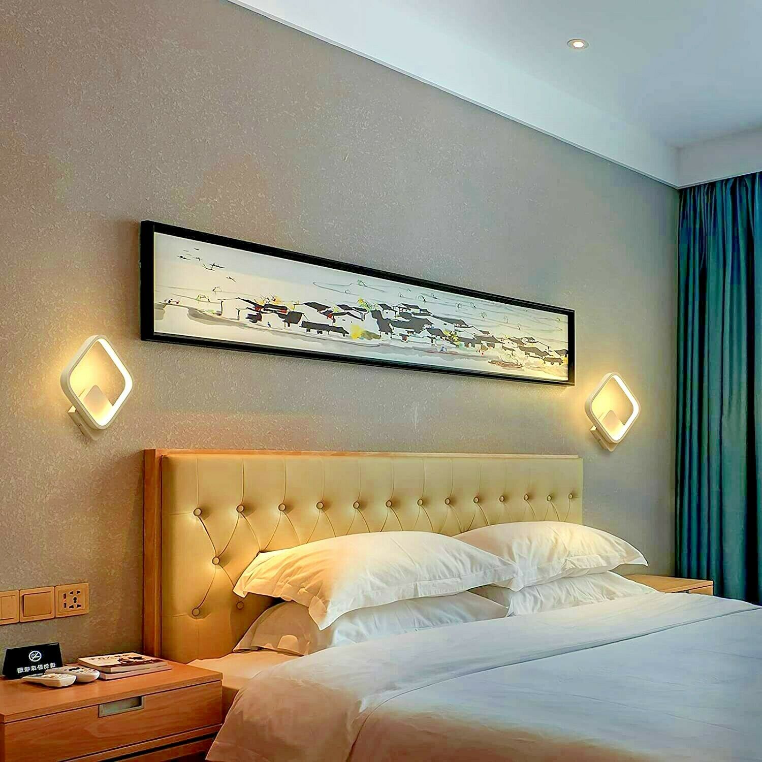 Universo: Applique da parete a LED 12W Design Moderno a forma di Rombi IP 20 - immagine 4