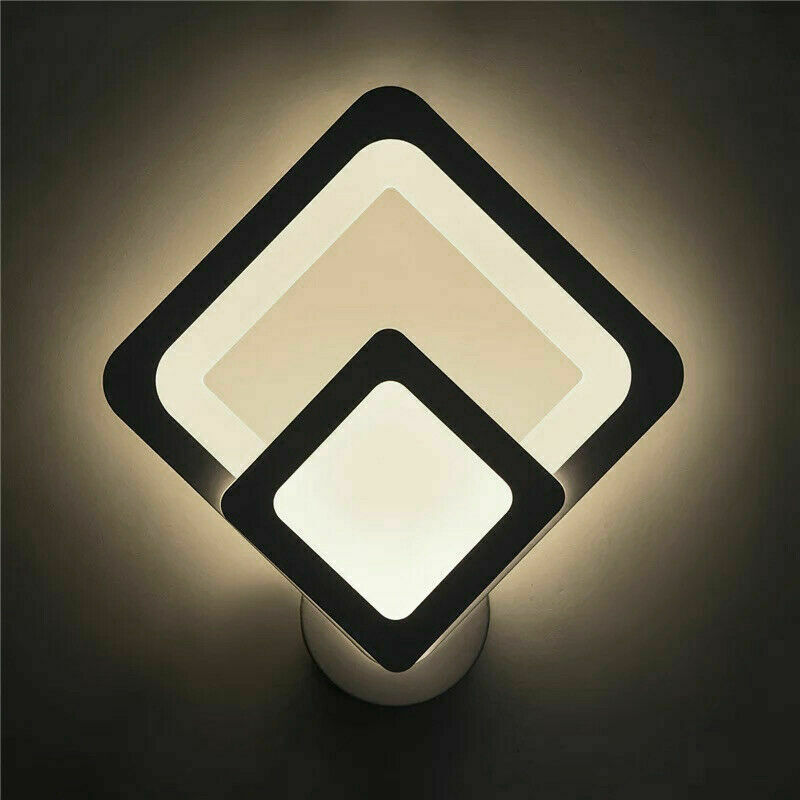 Universo: Applique da parete a LED 12W Design Moderno a forma di Rombi IP 20 - immagine 6