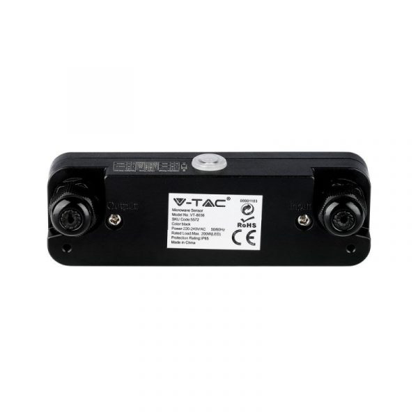 V-TAC Sensore di Movimento a Microonde 180° (Max 200W) IP65 - immagine 2