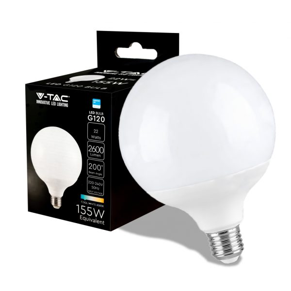 V-TAC PRO Lampadina LED Chip Samsung E27 22W G120