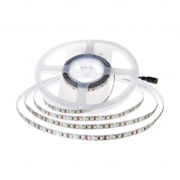 V-TAC Strip LED SMD2835 12W/m 5m 168 LED/m 140LM/W 24V IP20 10mm - immagine 2