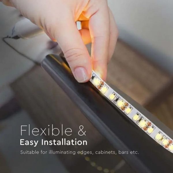 V-TAC Strip LED SMD2835 12W/m 5m 168 LED/m 140LM/W 24V IP20 10mm - immagine 8