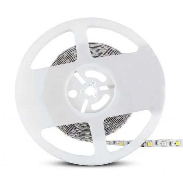 V-TAC Strip LED SMD5050 8W/m 5m 60 LED/m 12V RGB + w(w/n/c) IP20 10mm - immagine 11