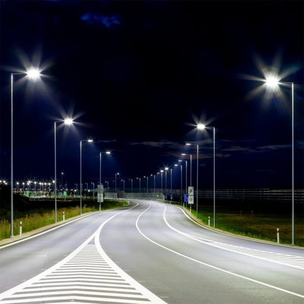 V-TAC Armatura Stradale LED 50W Grigio IP65 - immagine 12