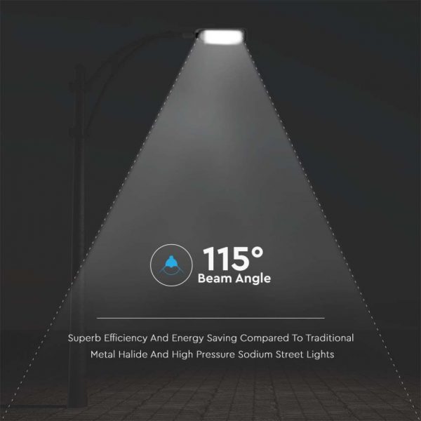 V-TAC Armatura Stradale LED 30W Colore Grigio IP65 - immagine 4