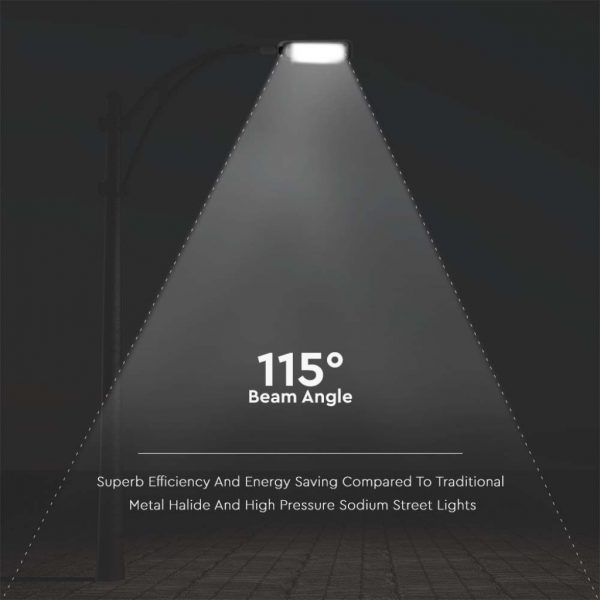V-TAC Armatura Stradale LED 50W Colore Grigio IP65 - immagine 5