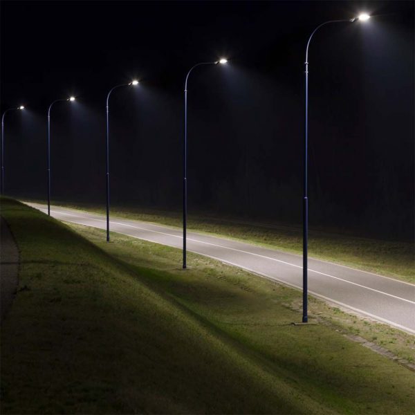 V-TAC Armatura Stradale LED 50W Colore Grigio IP65 - immagine 9