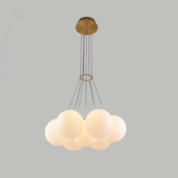 Lampadario a Sfere Oro G9