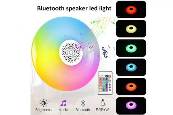 Lampadina musicale E27 RGB con Altoparlante