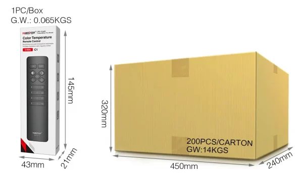 Telecomando temperatura colore 12/24V - immagine 6