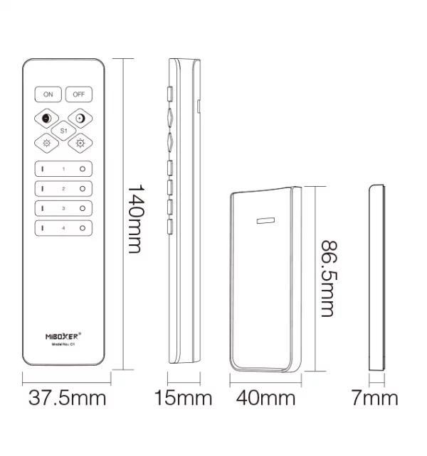 Telecomando temperatura colore 12/24V - immagine 4