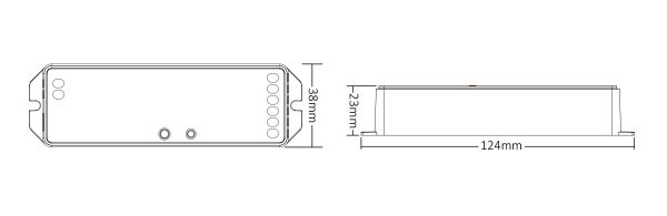 Controller per strisce LED 5 in 1 RGB+CCT 15A (2,4 GHz) - immagine 5