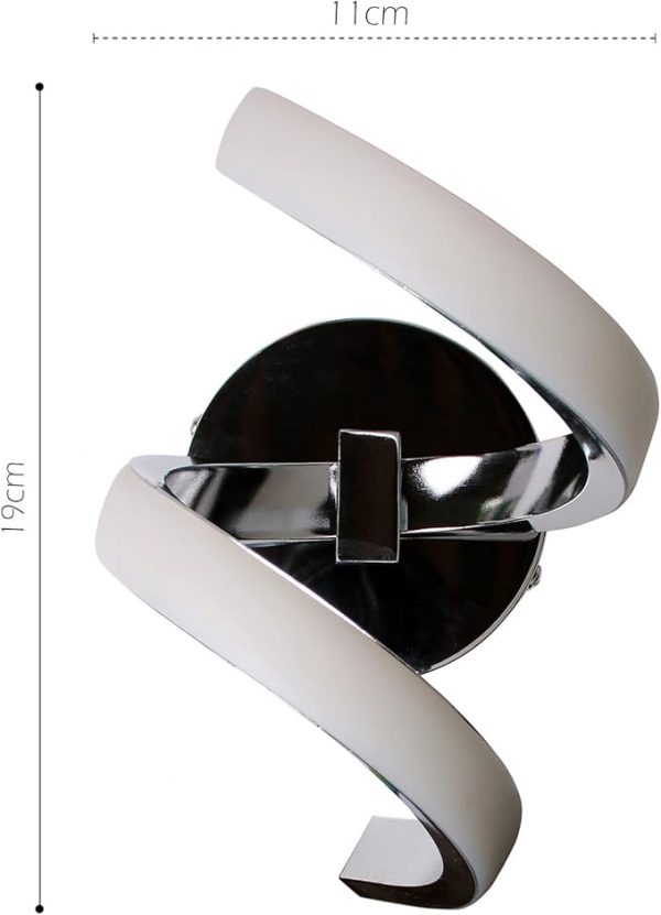 Applique moderno a led illuminazione per interno da parete a muro - immagine 2