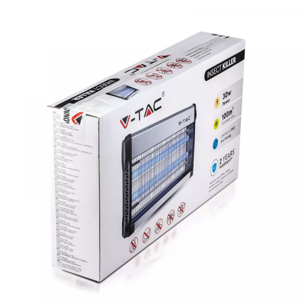 Zanzariera Elettrica con Tubi T8 UV 2 x 15W - immagine 6